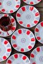 Porcelain tea plate - 12 piece porcelain coffee shop tea plate - 2