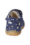 Carly Genuine Leather Ergonomic Barefoot First Step Shoes - Navy Blue - 4