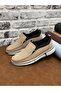 Genuine Nubuck Leather Large Size 45-46-47 Baykara Light Soft Men's Shoes - 2