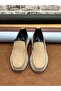 Genuine Nubuck Leather Large Size 45-46-47 Baykara Light Soft Men's Shoes - 4