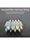 30 قطعة من موصلات Cat7 RJ45 المحمية، ومقابس كابلات الشبكة المعيارية FTP 8P8C المعدنية - 8