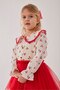 Girl's 3-Piece Set with Buckle Cherry Shirt and Tutu Skirt - 7