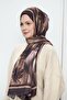 شال من الخيزران بنمط زهور خطية - 2