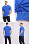 TRICOU ALB BASIC CU GULER ROTUND PENTRU BĂRBAȚI - 4