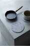 3-Piece Round Felt Coaster Set Gray Heat Resistant Pot and Teapot Mat - 4