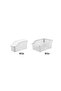 6-Piece Refrigerator Organizer Organizer Multi-Purpose Cabinet Organizer White 12X30X14 cm - 3