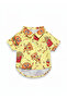 Fun Pizza Potato Pop-Art Summer Pet Dog Shirt Yellow - 2