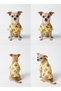 Fun Pizza Potato Pop-Art Summer Pet Dog Shirt Yellow