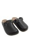 Women's Black Orthopedic Daily Slippers with Buckle – Narrow Fit Comfortable Daily Home & Work Slippers