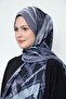 Line Pattern Bamboo Shawl - 3