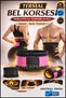 Thermal Waist Corset Sports Belt Sweat-Absorbing Waist Belt Plain Unprinted Simple Unisex Waist Support 115*21 - 2