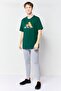 Men Regular Fit Graphic Print Short Sleeve T-Shirt, Green - 4