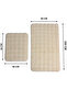 Pufina Beige Ultra Soft Luxury Non-Slip and Cotton Based Modern 2-Piece Bathroom Mat Set - 6