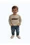 Long Sleeved T-Shirt for Ages 3-8 - Beige - 2