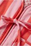 Girl's Cotton Pink Striped Vest - Stylish Design with Tie-Up Pockets - 4