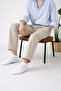 10 Pairs of Unisex Cotton Plain Pattern Economical Ankle-Length Socks - 3