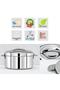 Hot pot 3pcs set Stainless steel food warmer box sizes 1L/1.5/2L insulated premium food warmer, - 8