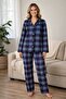 Women's Pajama Set with Buttons on the Hem, Lycra Viscose Fabric - 4