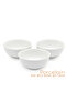 RAF 3PCS Porcelain Bowl Set|12cm White Snack&Serving Bowls for Daily Use,Ramadan,Eid,Diwali - 5
