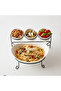 4PCS Porcelain Serving Set|27cm Platter with 3×12cm Bowls, White Serveware for Hosting - 2