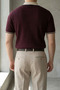 Old Money Premium Short Sleeve Men's Polo Collar Knitwear T-Shirt - 5