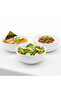 RAF 3PCS Porcelain Bowl Set|12cm White Snack&Serving Bowls for Daily Use,Ramadan,Eid,Diwali - 3