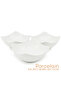 ISA 3PCS Porcelain Bowl Set – 12cm White Snack & Serving Bowls for Daily Use - 4