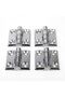 Chrome Plated Leaf Hinge 60X60 mm (4 Pieces)