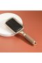 2-Piece Professional Hair Brush Set - Round Blow-Dry Brush & Wide-Tooth Straightening Comb - 5