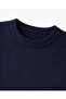 Men's Large Size Navy Blue Crew Neck Knit Sweater 5Xl-6Xl-7Xl-8Xl - 2