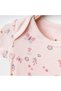 Newborn Baby Girl Cotton Bodysuit Colorful Patterned Short Sleeve Bodysuit with Snap Fasteners 3-12 Months Pink - 2