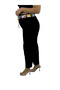 Plus Size Mom Belted High Waist Women's Pants - 4