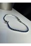 Men's Steel Bracelet - Anchor Sailor Sweden Luxury Design with Blue Stone, for Lover, Spouse, Father - 5
