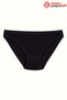 2123 Premium Women's Black 100% Cotton Comfortable Low Waist Bikini Slip Panties 1 Piece