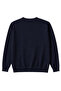 Men's Large Size Navy Blue Crew Neck Knit Sweater 5Xl-6Xl-7Xl-8Xl - 5