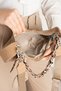 Women's Shoulder and Handbag with Scarf Detail - 3