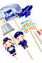 Airplane - Airplane Themed XL Cake Decoration Set - 7