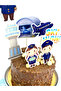 Airplane - Airplane Themed XL Cake Decoration Set - 4