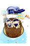 Airplane - Airplane Themed XL Cake Decoration Set - 3