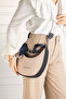 Women's Shoulder and Handbag with Scarf Detail