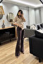 Mocha Line Binding Detailed Double Breasted Shirt Beige - 4