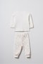 100% Organic Cotton, 2-Piece Baby Pajama Set, Teddy Bear Balloon Embroidery, Baby and Newborn Series - 6