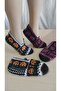 2 Pieces of Hand Knitted Five Needles/Handmade Booties/Dowry Booties/Knitting/Home Booties/Handmade - 2