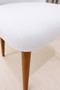 Chair Cover-Large Oval Lycra Sand Pattern Chair Cover Washable Elastic Kitchen Chair Cover - 3