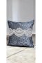 Velvet Lace Embroidered Decorative Throw Pillow Cover 43X43Cm