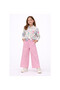 Girls' Flower-Embellished Shirt Set