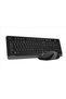 A4 tech fg1010 q turkish wireless gray 2000dpi keyboard+ mouse - 2