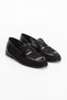 Women's Black Mesh Flat Heeled Stylish Buckle Detailed Comfortable Ballerina Shoes - 4