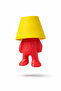 Modern Lamp Man Table Lamp |   Red Blue Lampshade |   Children's Room & Tabletop Decorative Lighting - 5