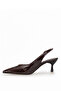 Elit Pm439 K3020 Women's Classic Heeled Shoes Brown - 3